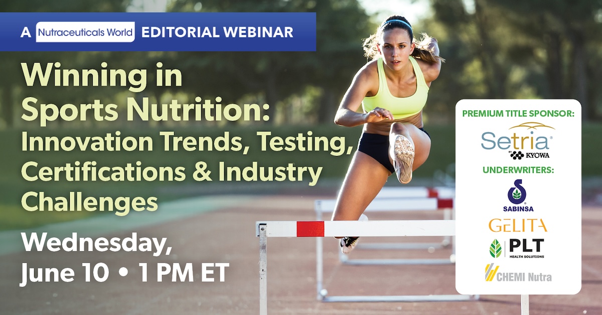 Winning in Sports Nutrition: Innovation Trends, Testing, Certifications & Industry Challenges